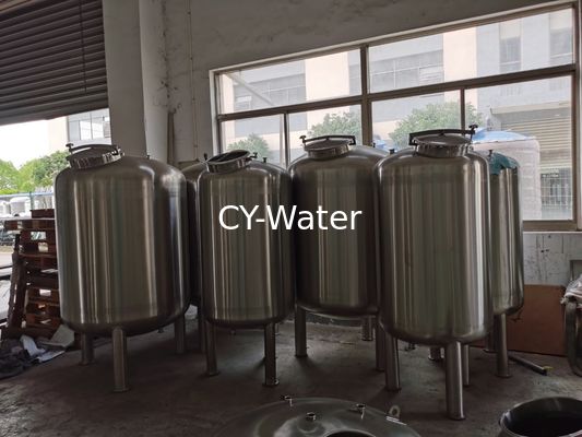 SUS304 Stainless Steel Water Storage Tank for mineral water production line with price / cost