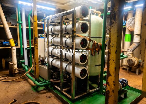 Marine RO System | Industrial Marine Reverse Osmosis System for Seawater Desalination
