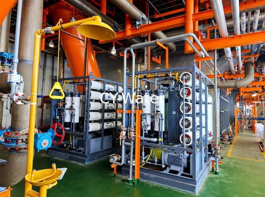 Energy Saving Seawater RO System with Energy Recovery Turbine for Large Capacity Desalination Applications