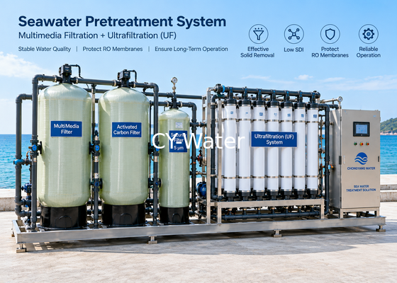 Seawater Desalination System for Island Drinking Water Supply