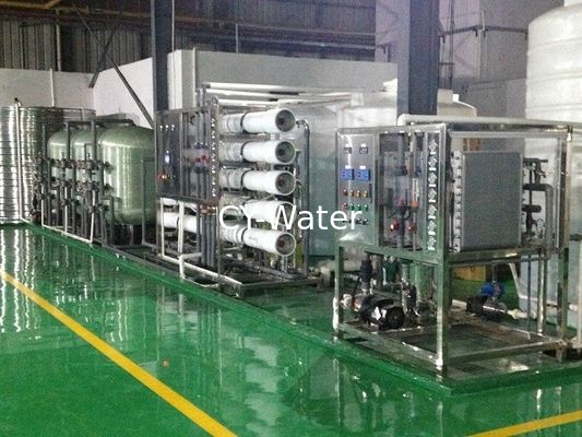 Silicon Wafer Cleaning Ultrapure Water Purification System 3000 lph PLC Control