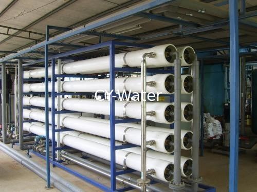 2000 LPH SS Single Stage Ultrapure Water Purification System , RO / EDI Ultra Pure Water Machine