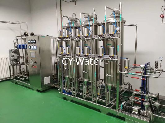 PW System ,purified water system with couple reverse osmosis  +EDI  For high requirement water quality