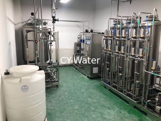 PW System ,purified water system with couple reverse osmosis  +EDI  For high requirement water quality