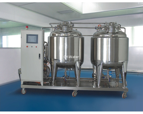 Operation Easy CIP washing system /Cleaning In Place for drinking industry