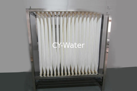 hollow fiber curtain membrane for waster water